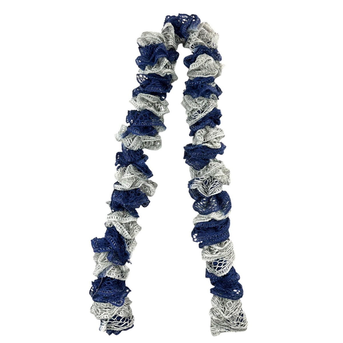 Midnight Mist Ruffle Boa Scarf