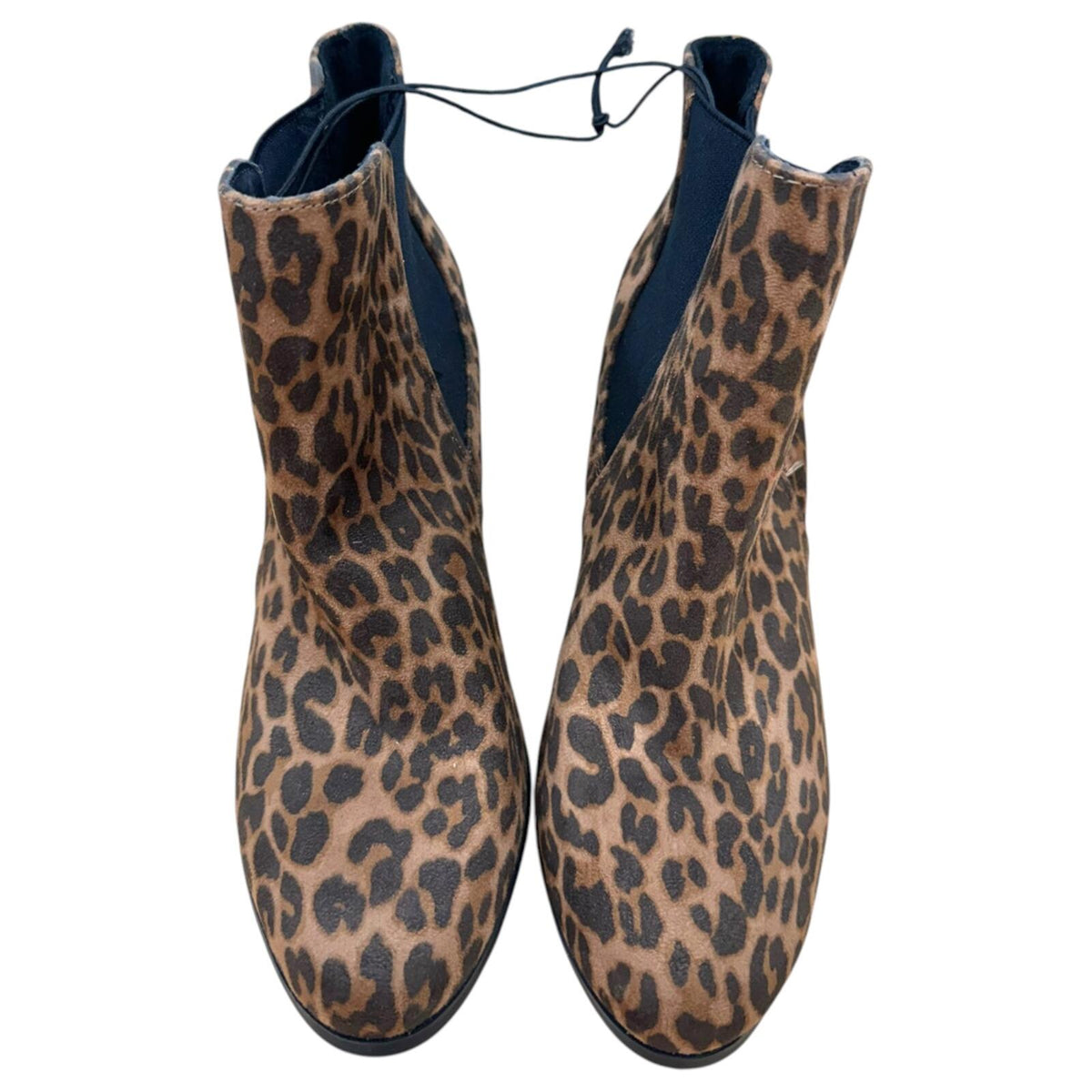 NWT No Boundaries Leopard Print Chelsea Ankle Boots