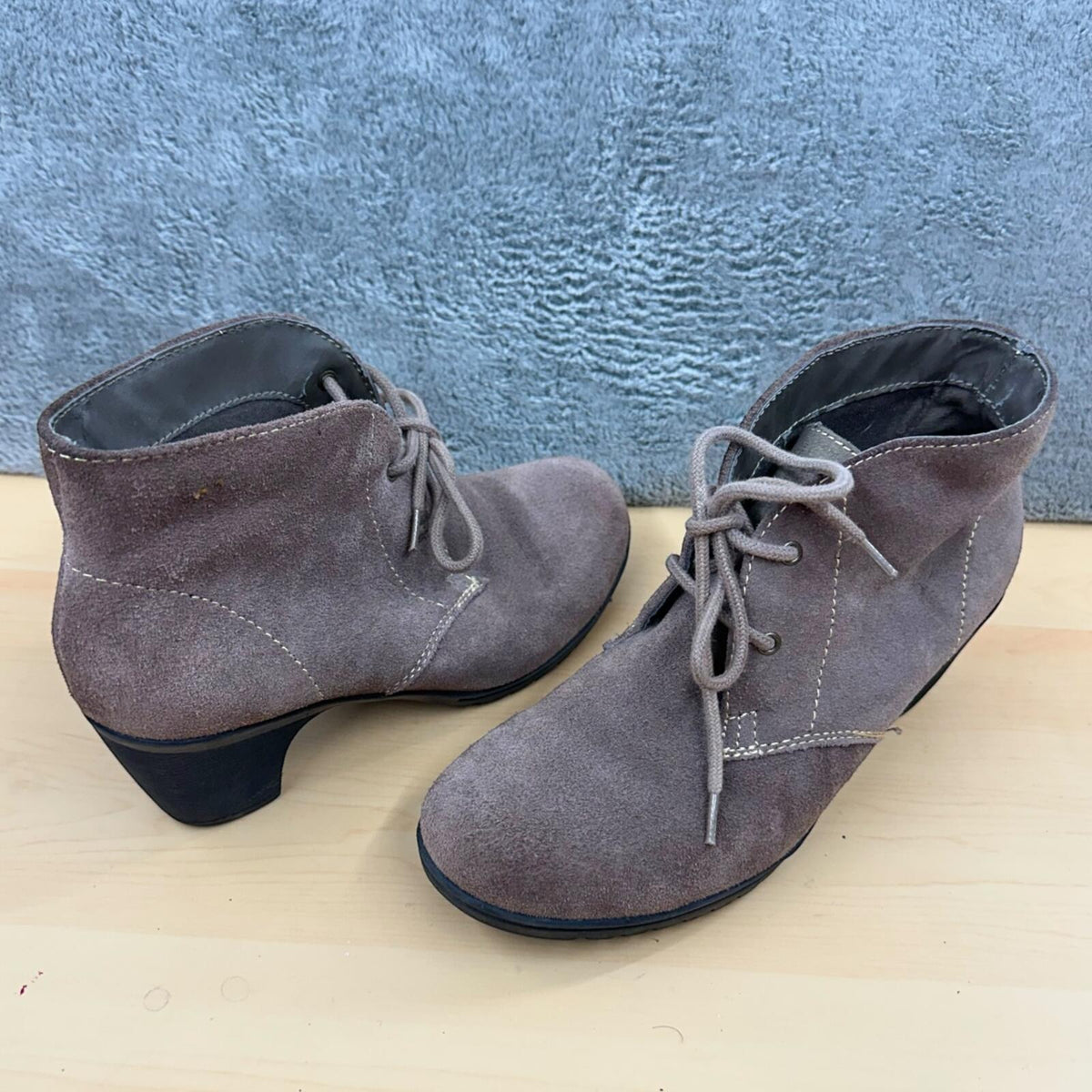 G.H. Bass & Co. Reeva Suede Booties Light Taupe