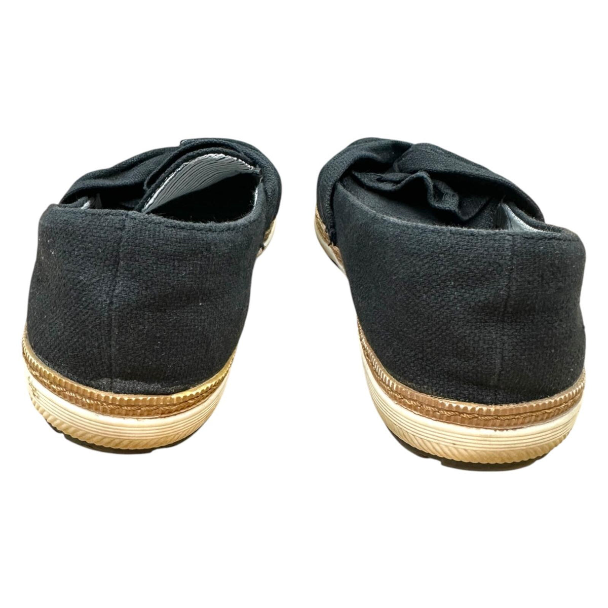 Bare Traps Yara Sneakers Black Knotted Bow Slip On