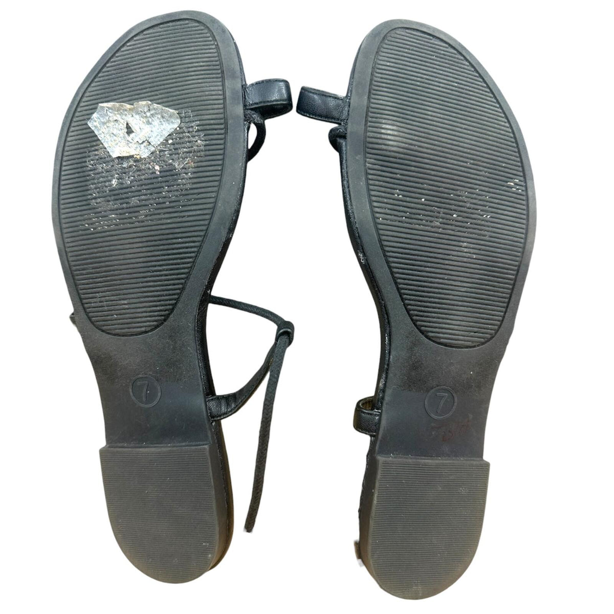 A New Day Black Gladiator Lace Up Sandals Clean Girl & Vacation Core
