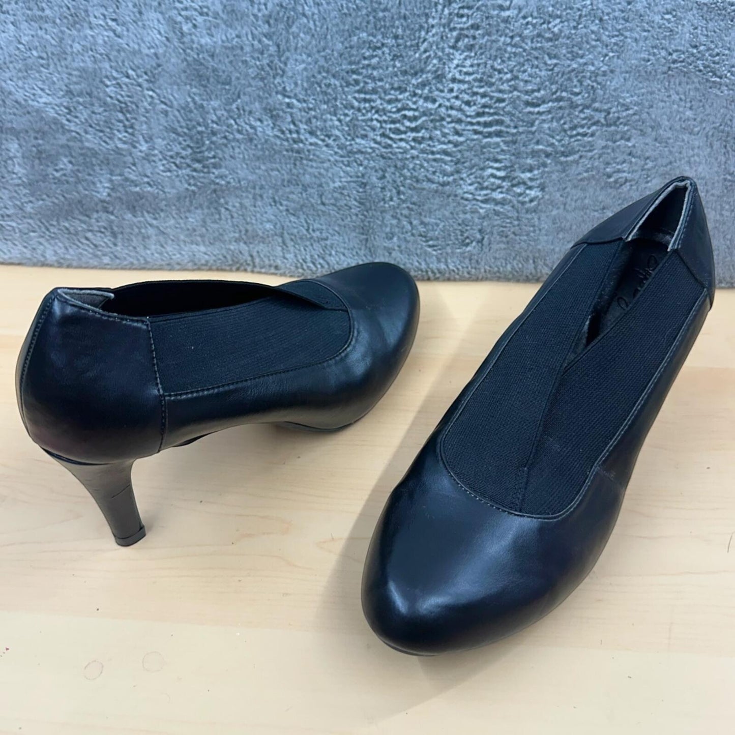 Soft Style by Hush Puppies Black Pumps Office Siren Cyber Minimal