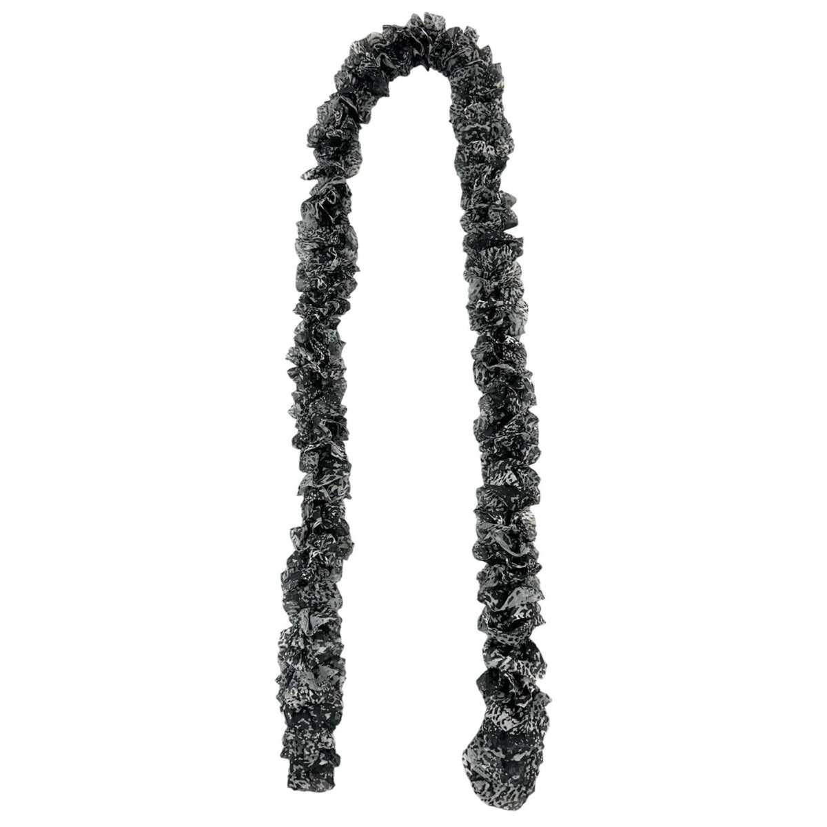 Noir Galaxy Ruffle Boa Scarf