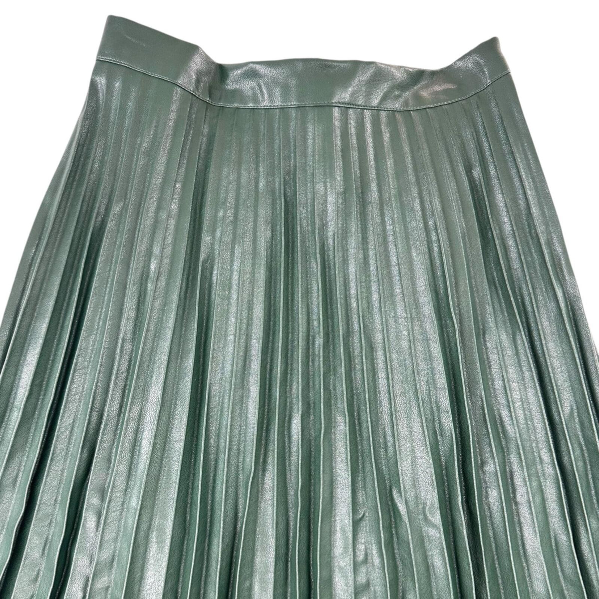 Garcia Green Pleated Midi Skirt Modern Academic Mermaidcore