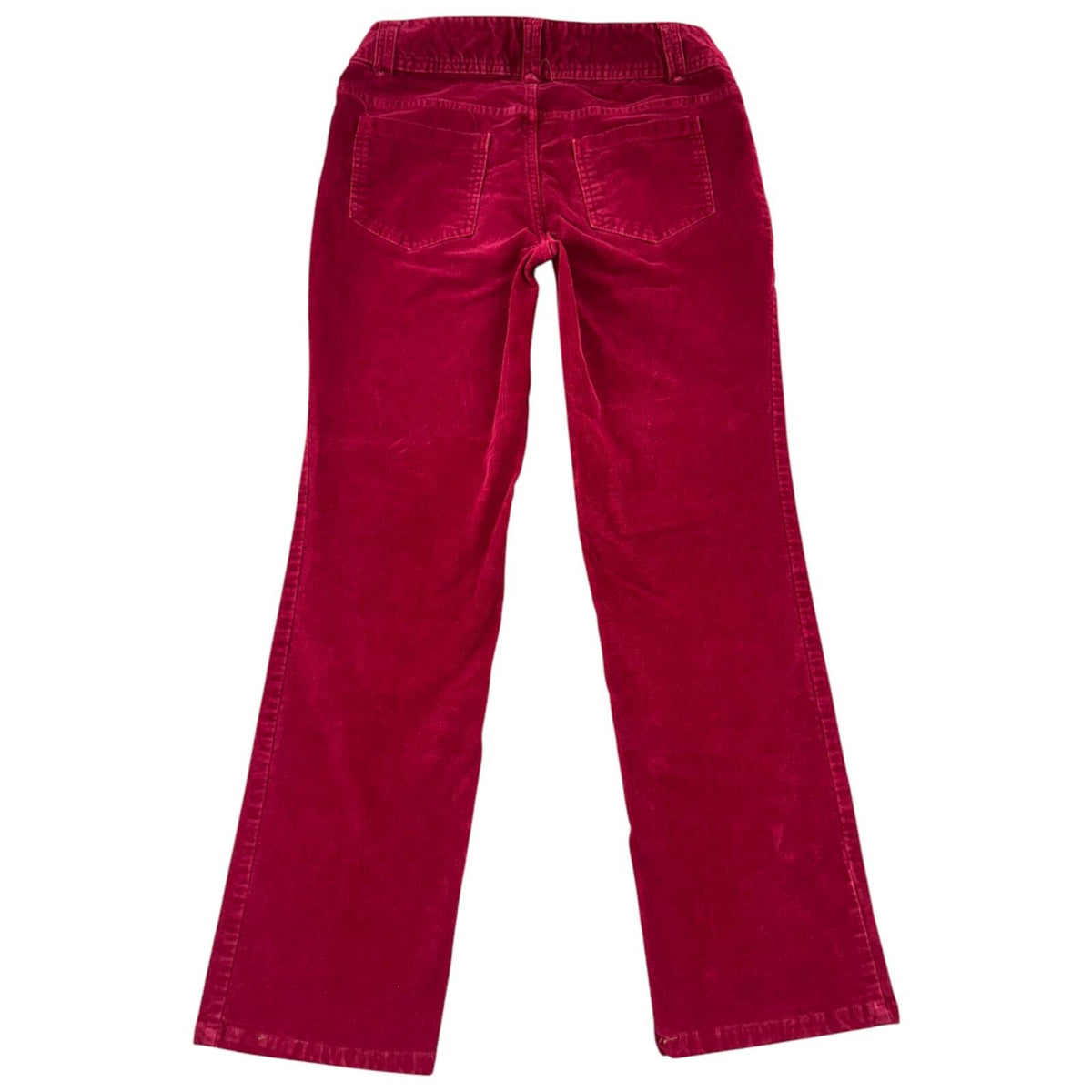 Christopher & Banks Ruby Red Corduroy Pants Modern Fit Office Casual Preppy