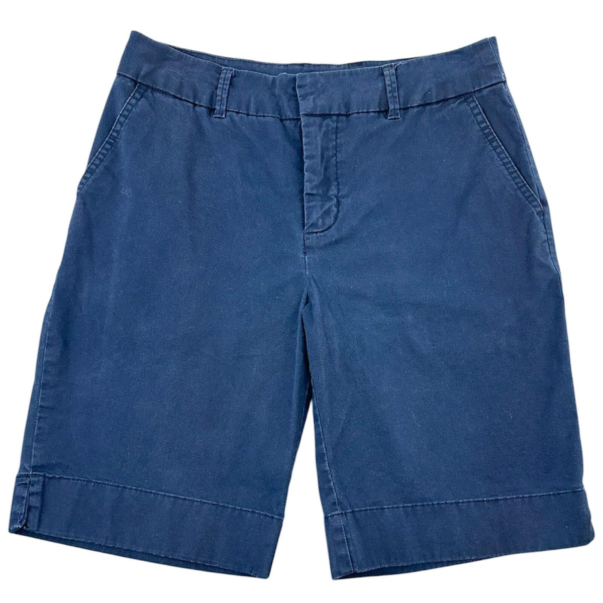 Cherokee Navy Blue Bermuda Shorts Preppy Minimalist Quiet Luxury