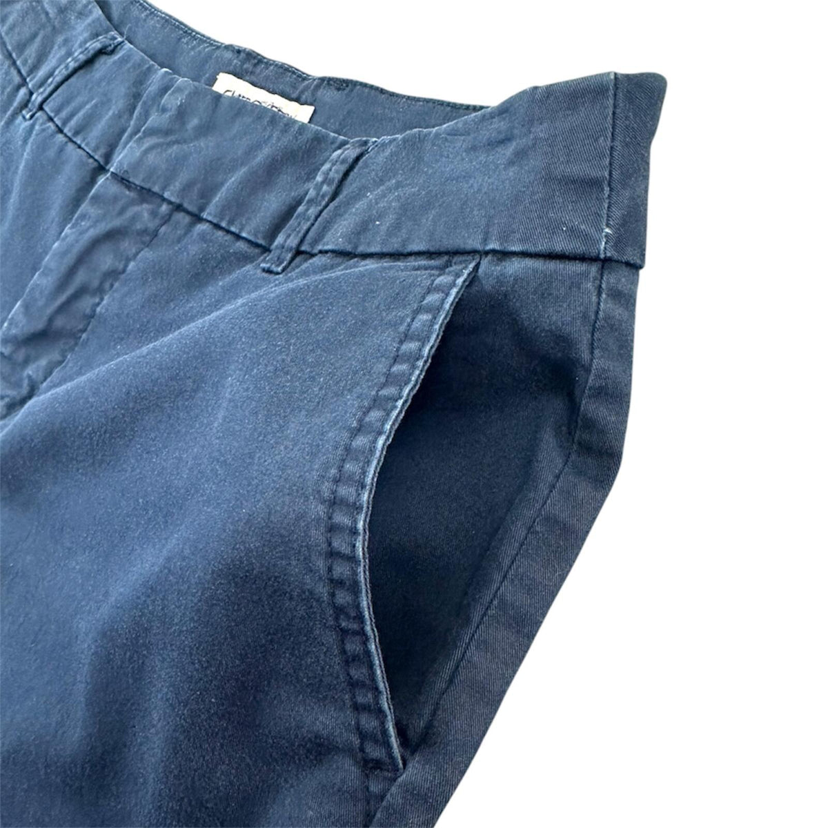 Cherokee Navy Blue Bermuda Shorts Preppy Minimalist Quiet Luxury