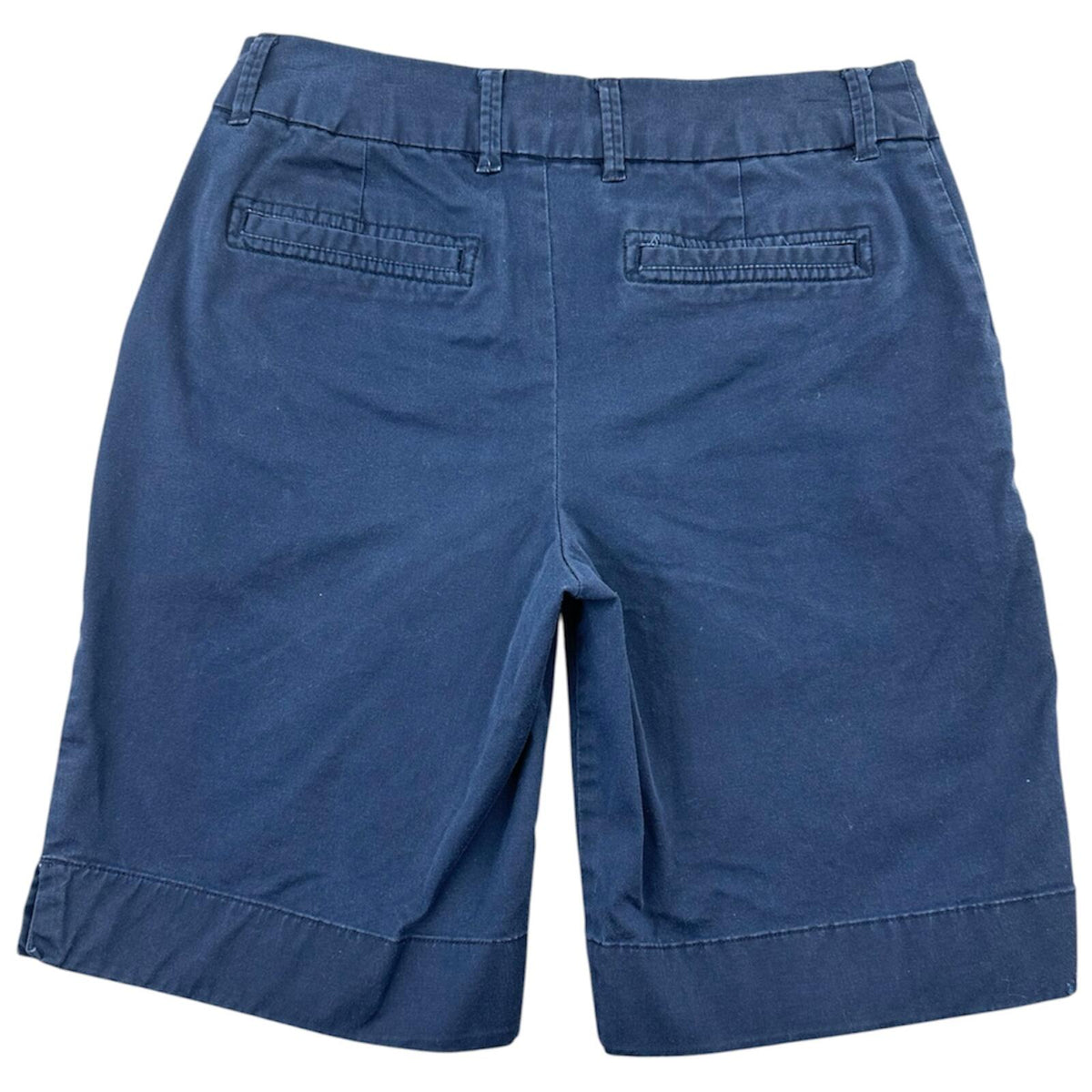 Cherokee Navy Blue Bermuda Shorts Preppy Minimalist Quiet Luxury