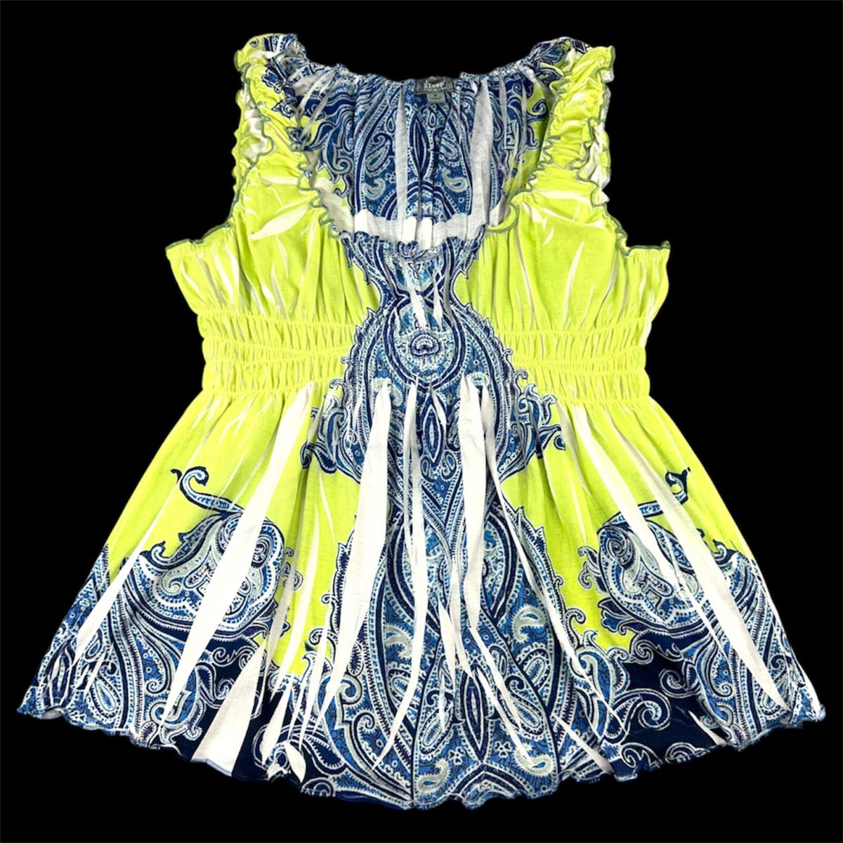 Sleep and Let Sleep Cyber Boho Babydoll Top