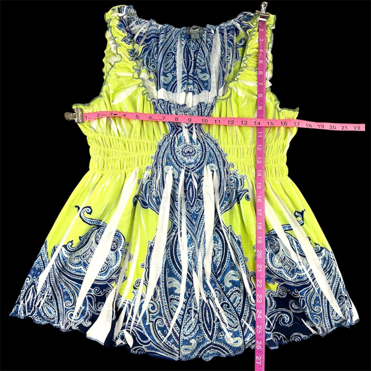 Sleep and Let Sleep Cyber Boho Babydoll Top