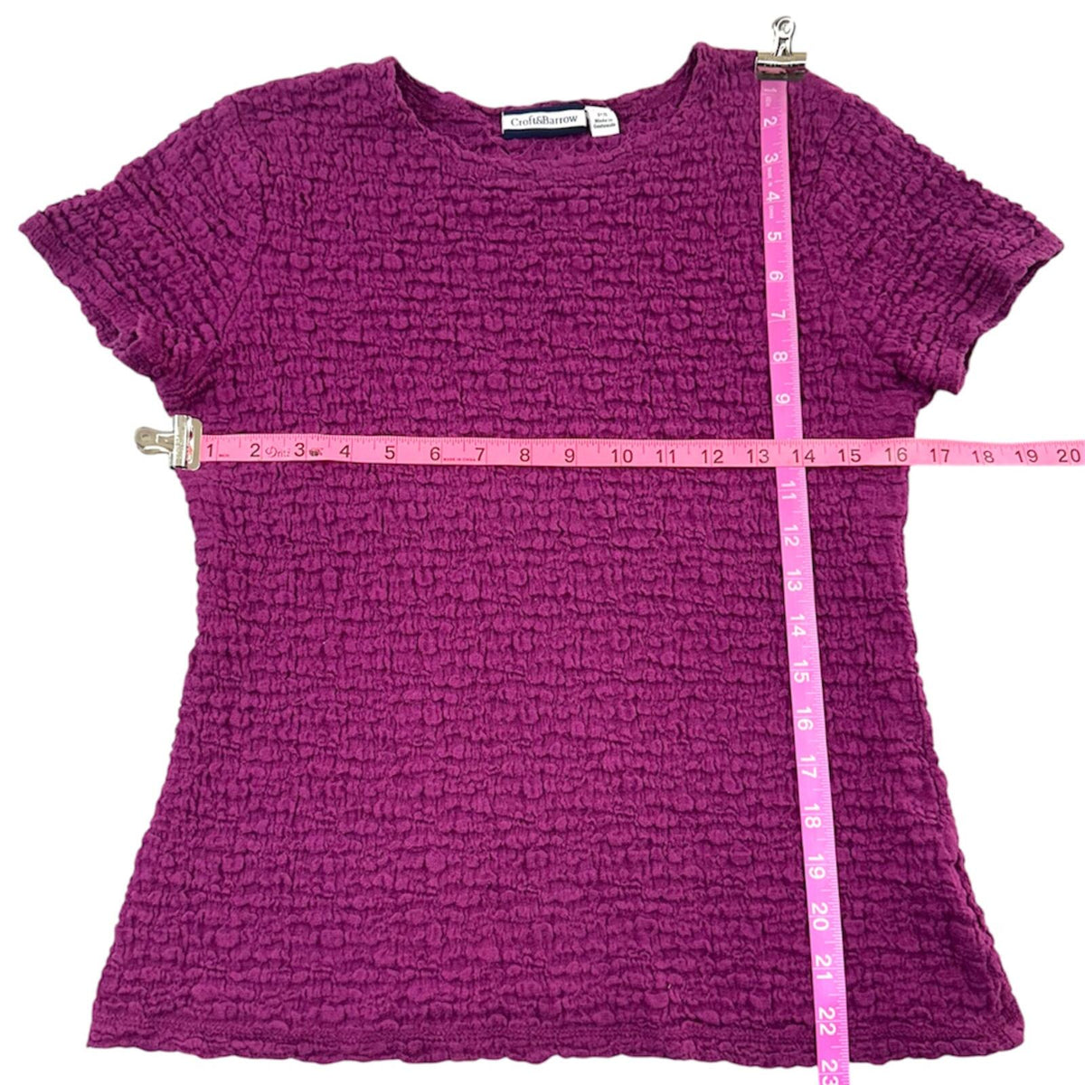 Croft & Barrow Popcorn Textured Knit Top