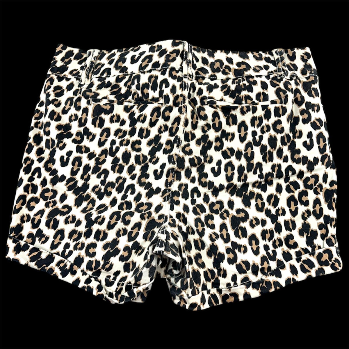 Torrid Leopard Print Denim Shorts High Rise Y2K Indie Sleaze