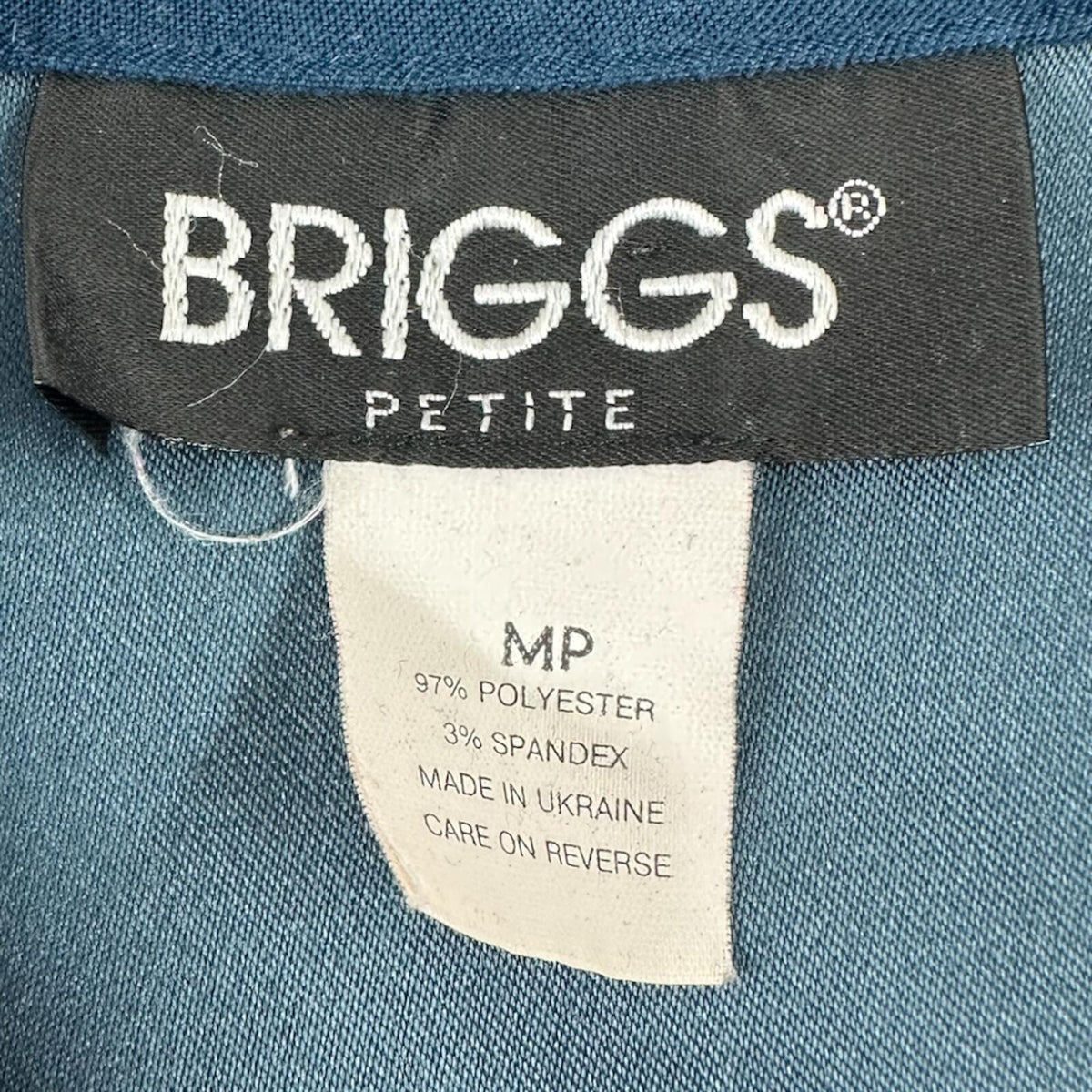 Briggs New York Blue Suede Touch Shirt Jacket Shacket 90s