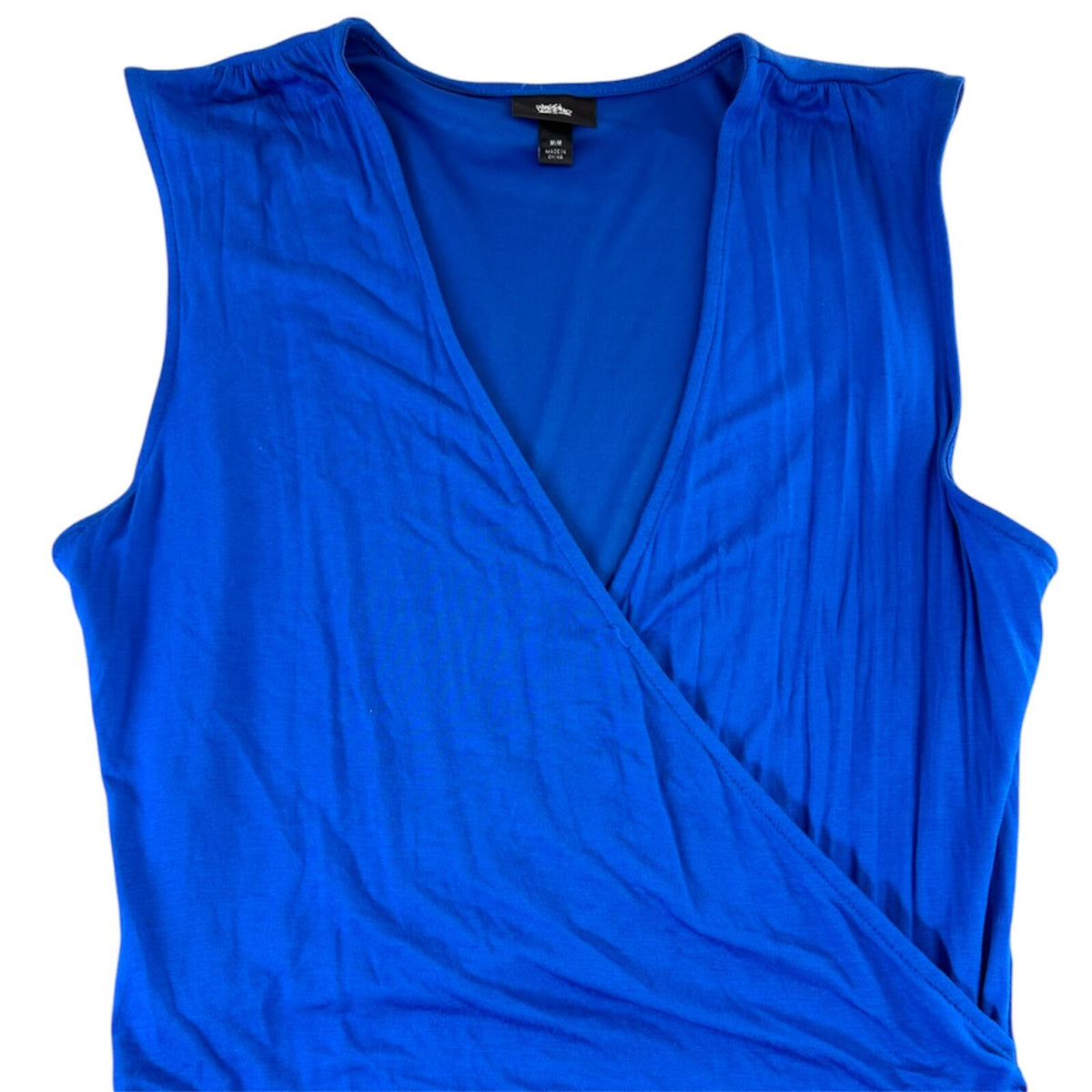 Mossimo Royal Blue Ruched Bodycon Midi Dress