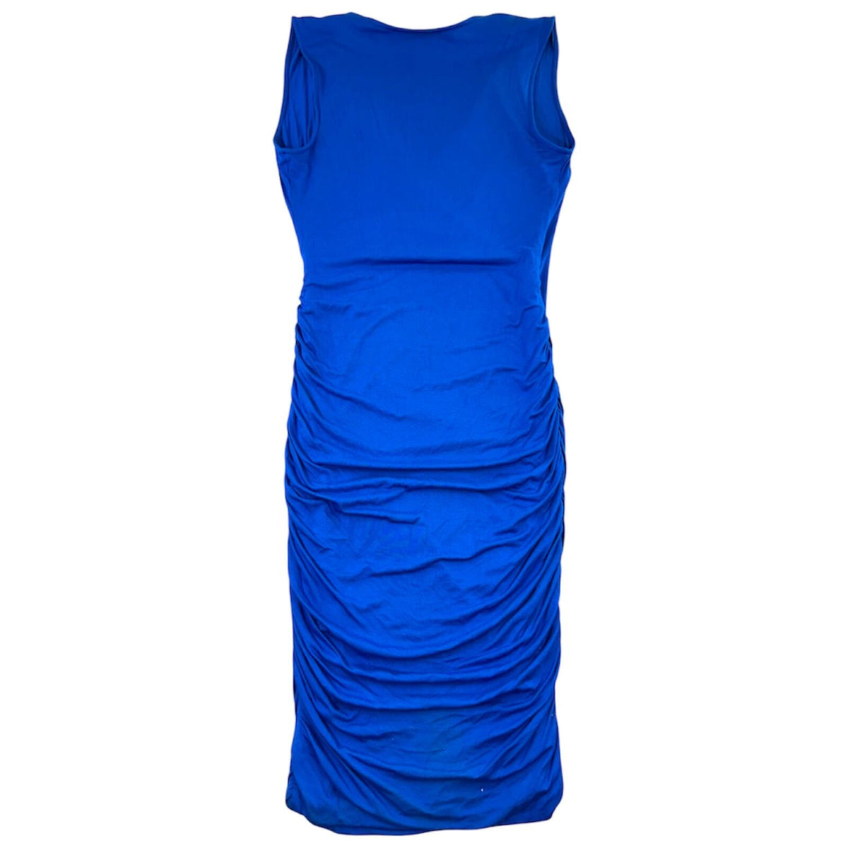 Mossimo Royal Blue Ruched Bodycon Midi Dress