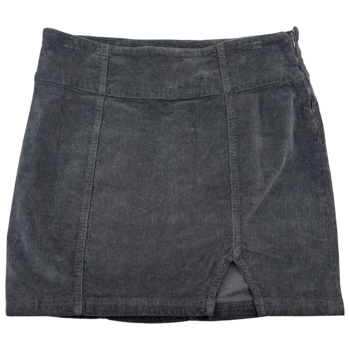 NWT SO Black Corduroy Mini Skirt Whimsigoth Corporate Goth