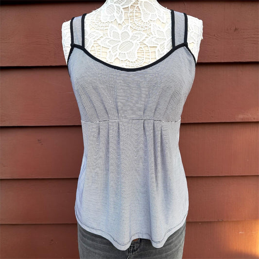 The Limited Office Siren Striped Babydoll Camisole