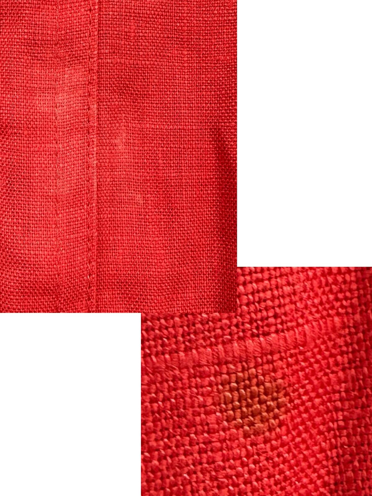 Jones New York Coral Linen Blazer with Pintuck Detailing