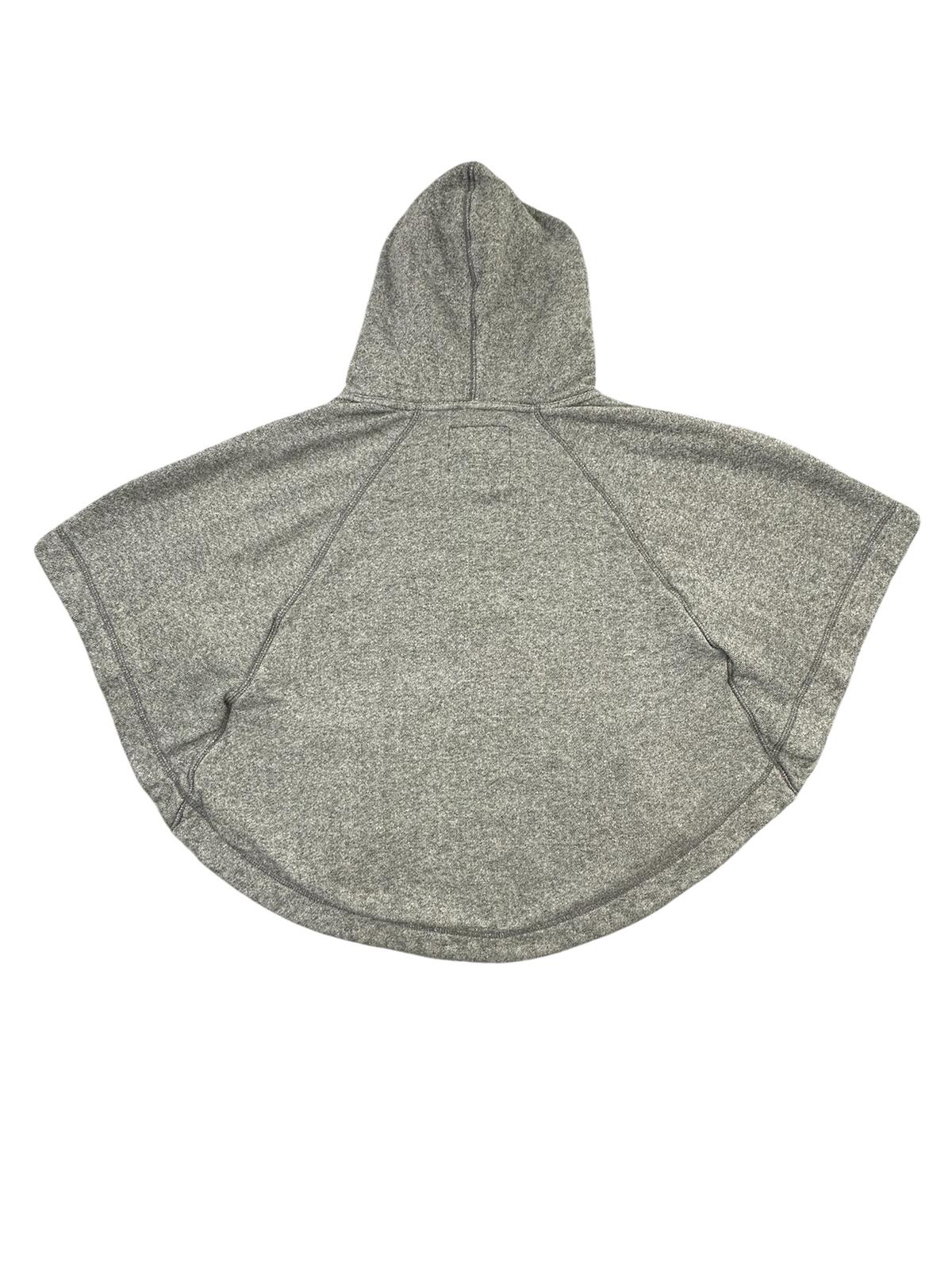 American Eagle Outfitters Gray Hooded Poncho Sweatshirt Cozy Casual Layer