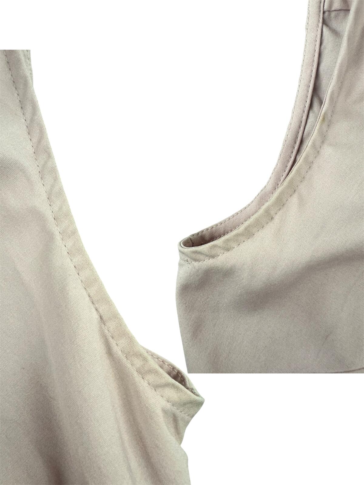 Express Stretch Sleeveless Wrap Blouse Y2K Fairycore Minimalist