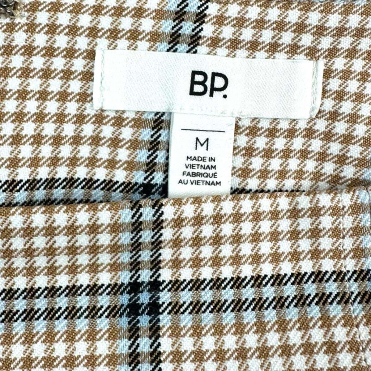 BP Cara Plaid Mini Skirt Pink White Preppy Cottage Coquette Girl