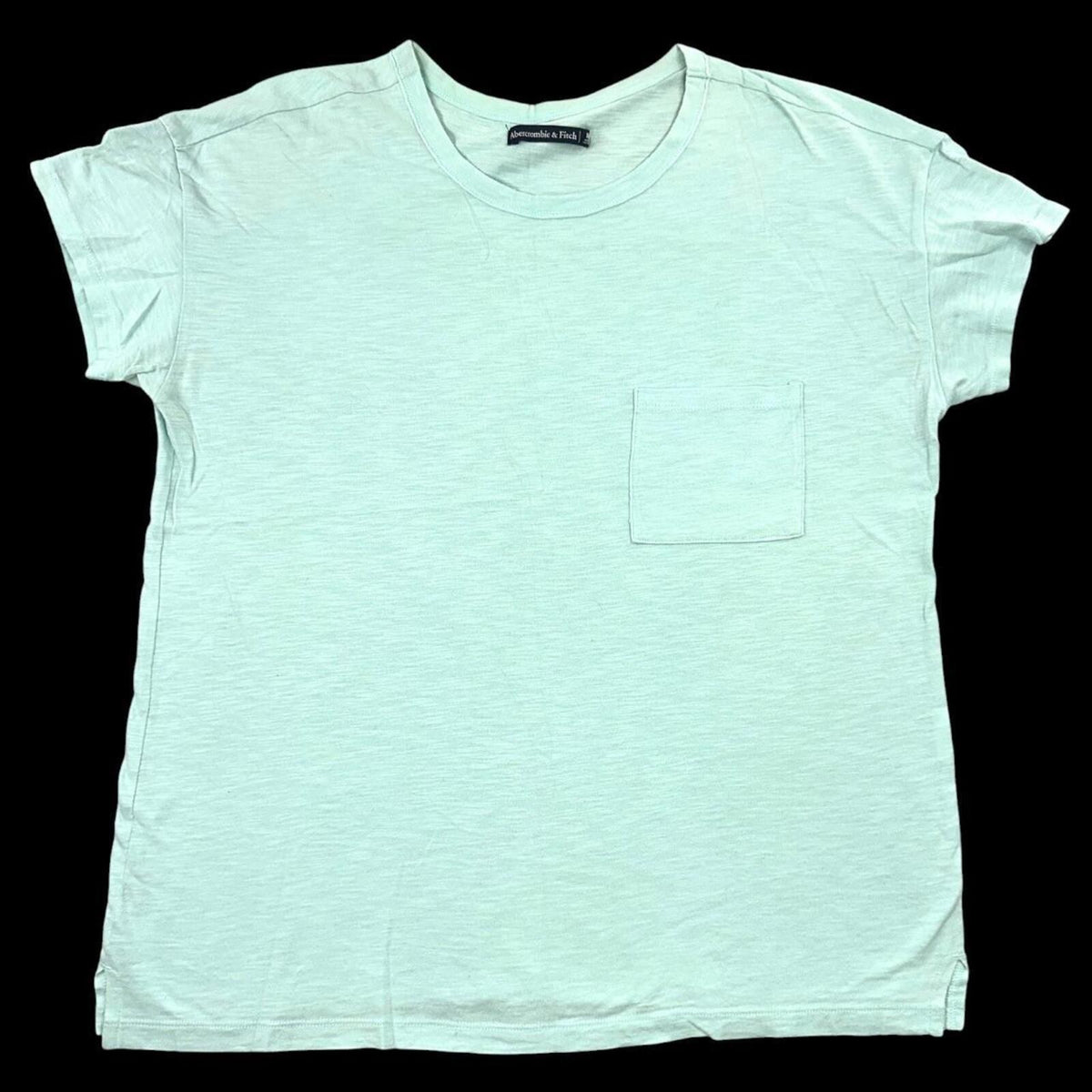 Abercrombie & Fitch Mint Green Pocket Tee Casual Minimalist Fairycore