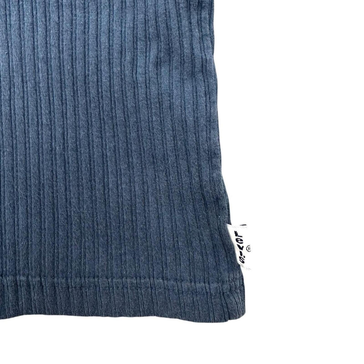 Vintage 90s Levi’s Blue Ribbed Scoop Neck Baby Tee