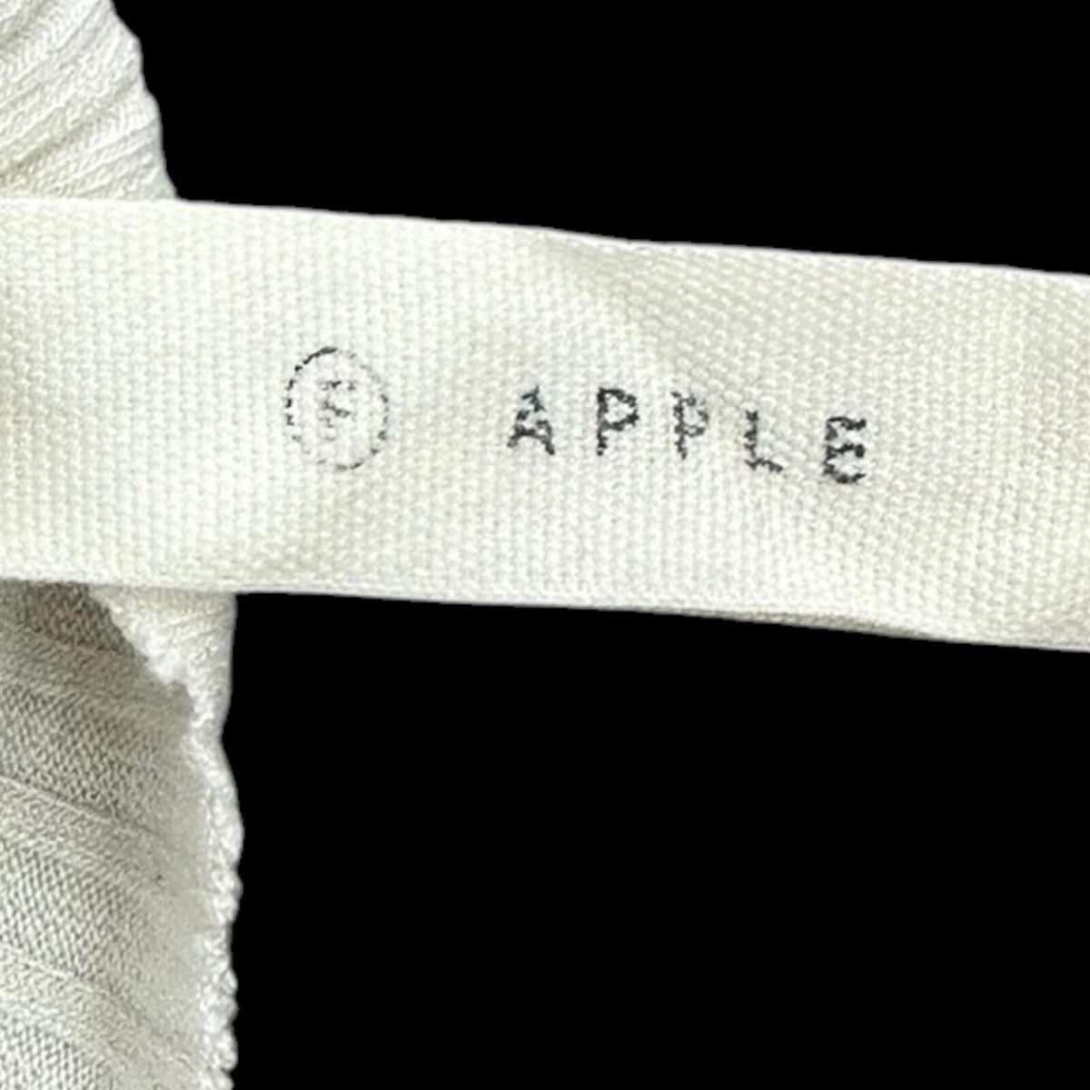 Apple Off the Shoulder Ribbed Top