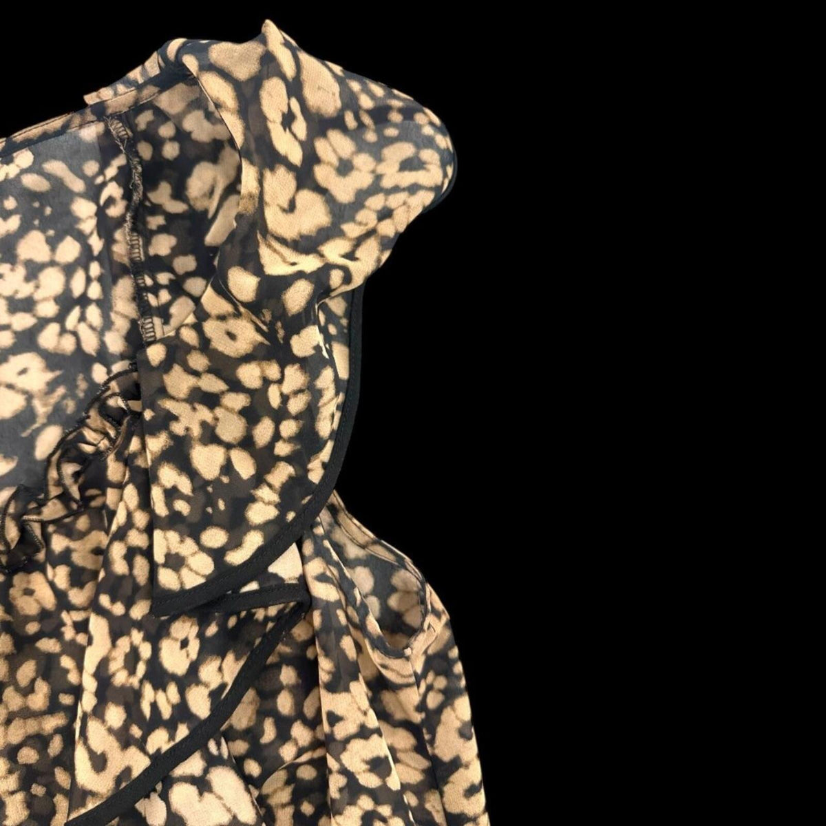 Express Leopard Print Sleeveless Blouse Y2K Style