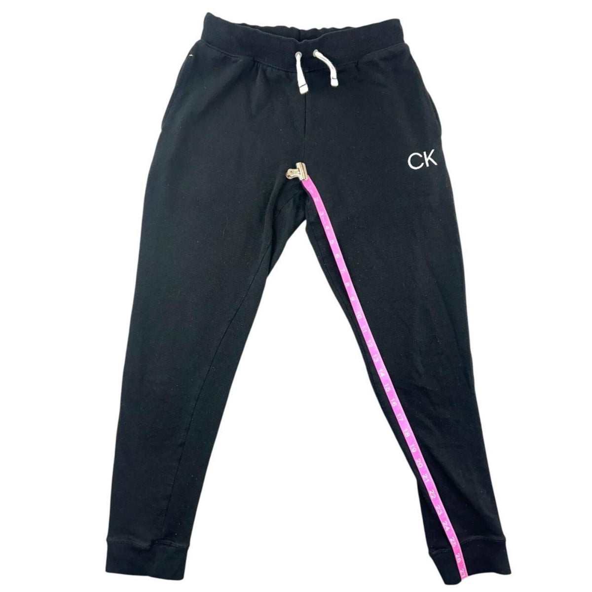 Calvin Klein Black Joggers with Iconic CK Logo Y2K Sporty