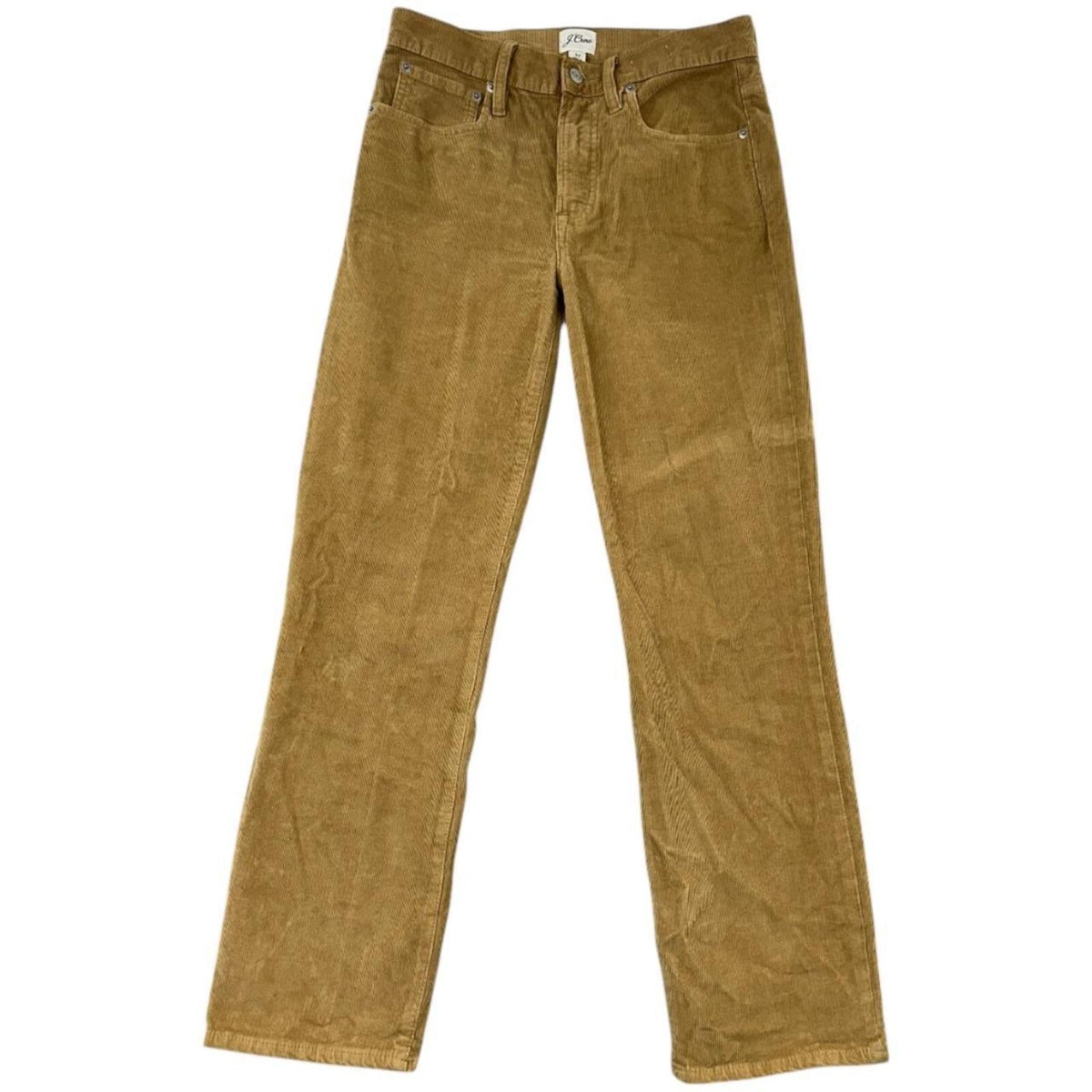 J.Crew Women's Brown Corduroy Pants Straight Leg Preppy Casual Y2K