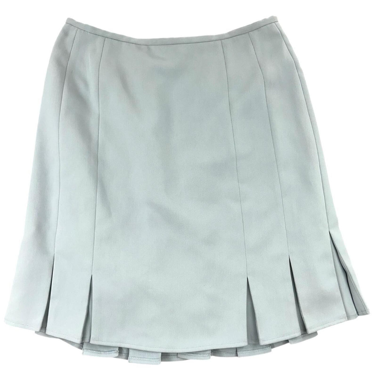Votre Nom Light Blue Grey Pleated Mini Skirt Coquette Preppy Tenniscore