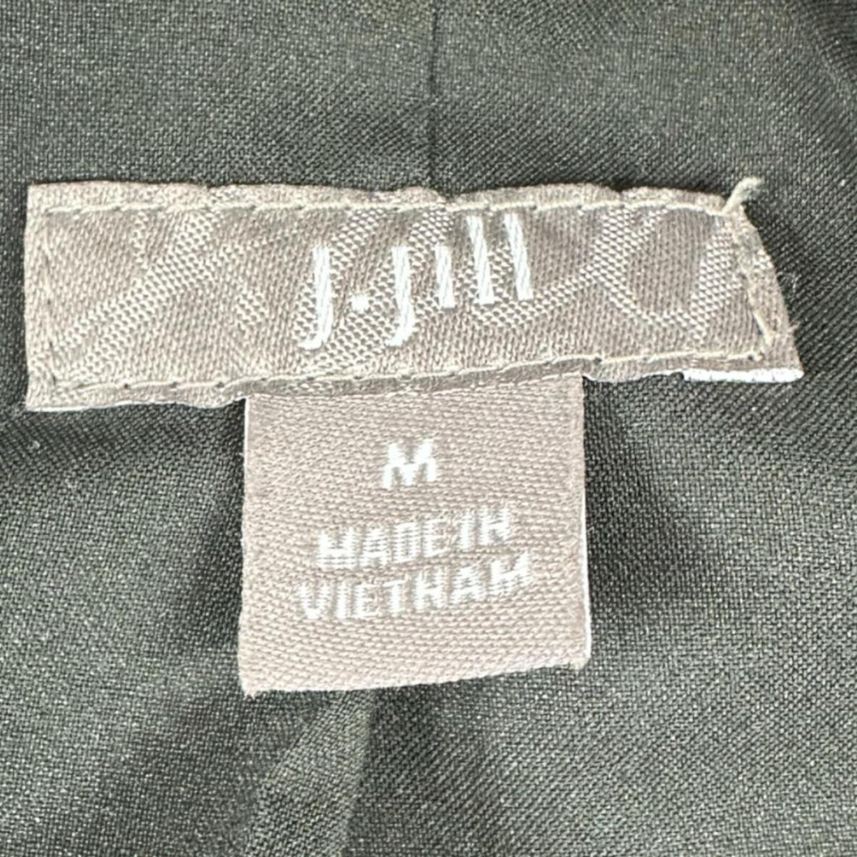 J. Jill Green Gray Tweed Short Sleeve Jacket Classic Preppy Minimalist