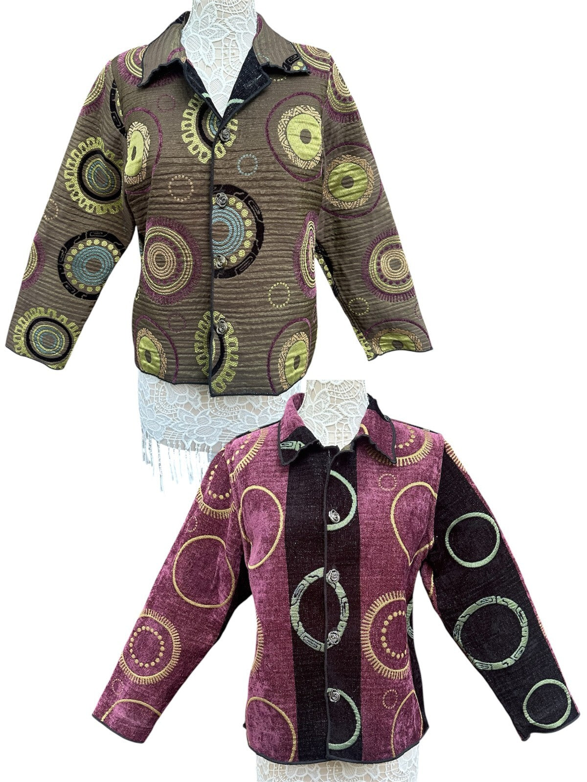 Winding River Reversible Quilted Jacket Bohemian 90s Vintage
