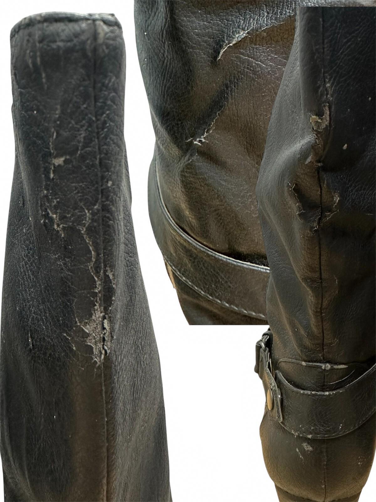 Relativity Black Knee High Boots Classic Edgy Style