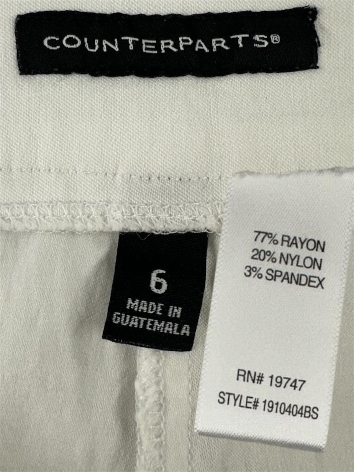 Counterparts White Bermuda Shorts Classic Minimalist Luxury Resortwear