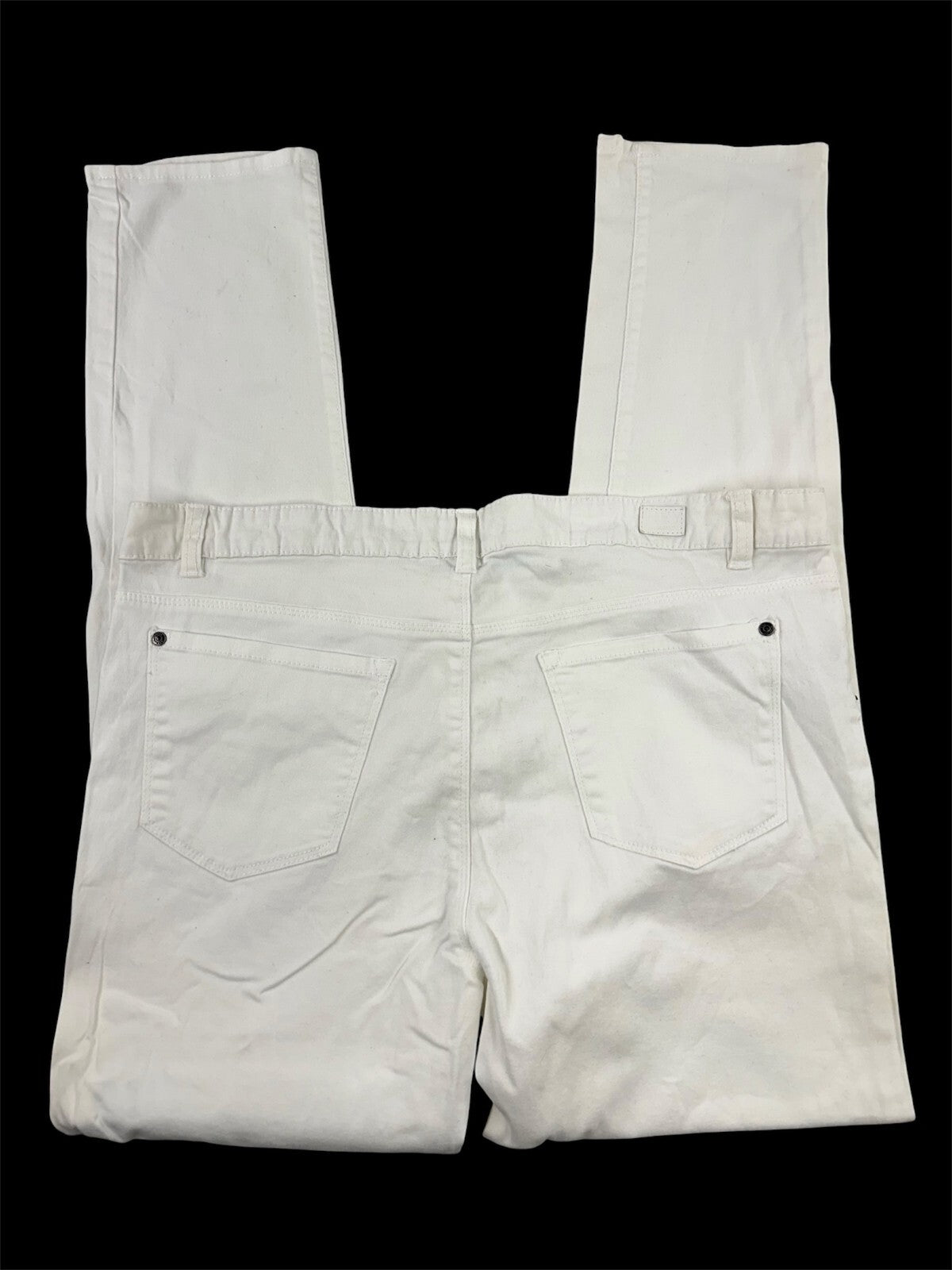 Hey Collection White Jeans Classic Five Pocket
