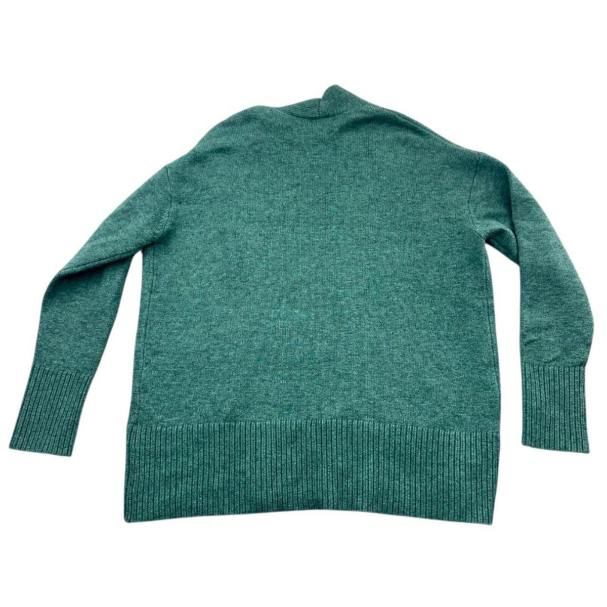 A New Day Green Open Front Boyfriend Cardigan with Pockets Bohemian