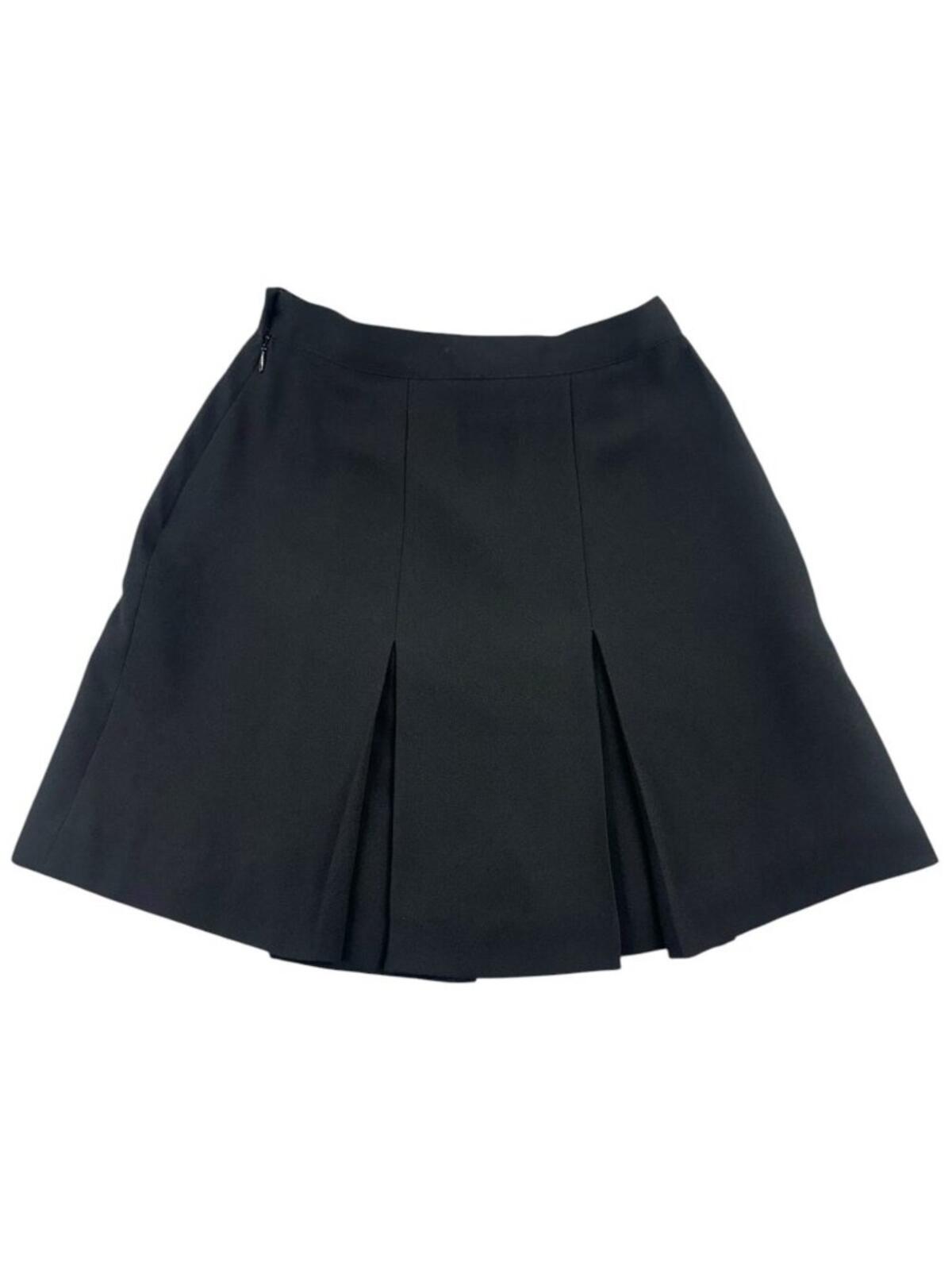 item Vintage Black High Waisted Pleated Schoolgirl Mini Skirt