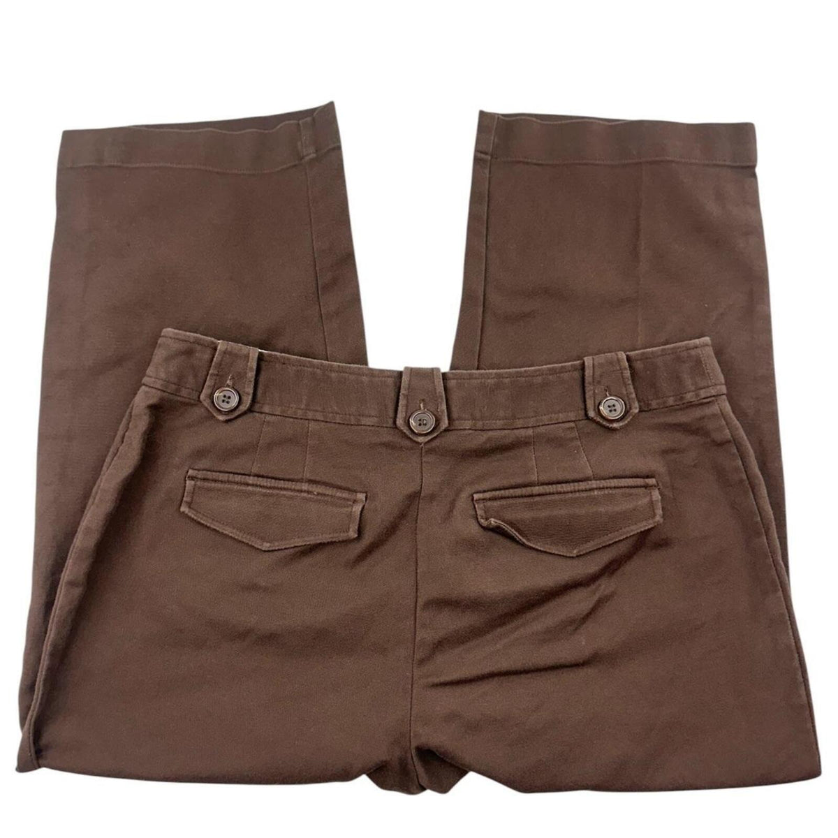 Charter Club Allison Fit Brown Capri Length Cropped Trousers