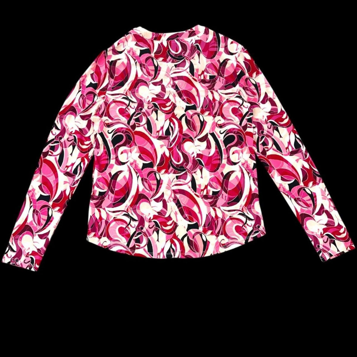 INC International Concepts Printed Zip Pocket Top Pink