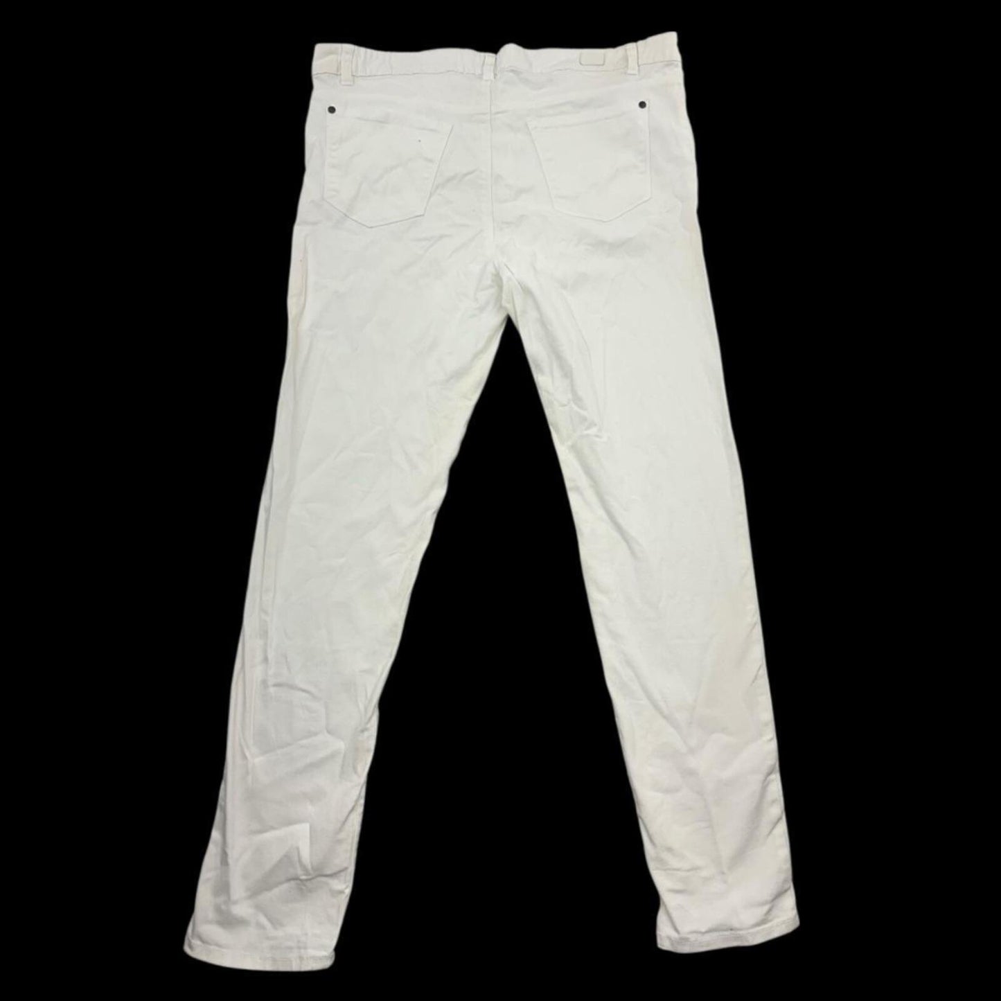 Hey Collection White Jeans Classic Five Pocket