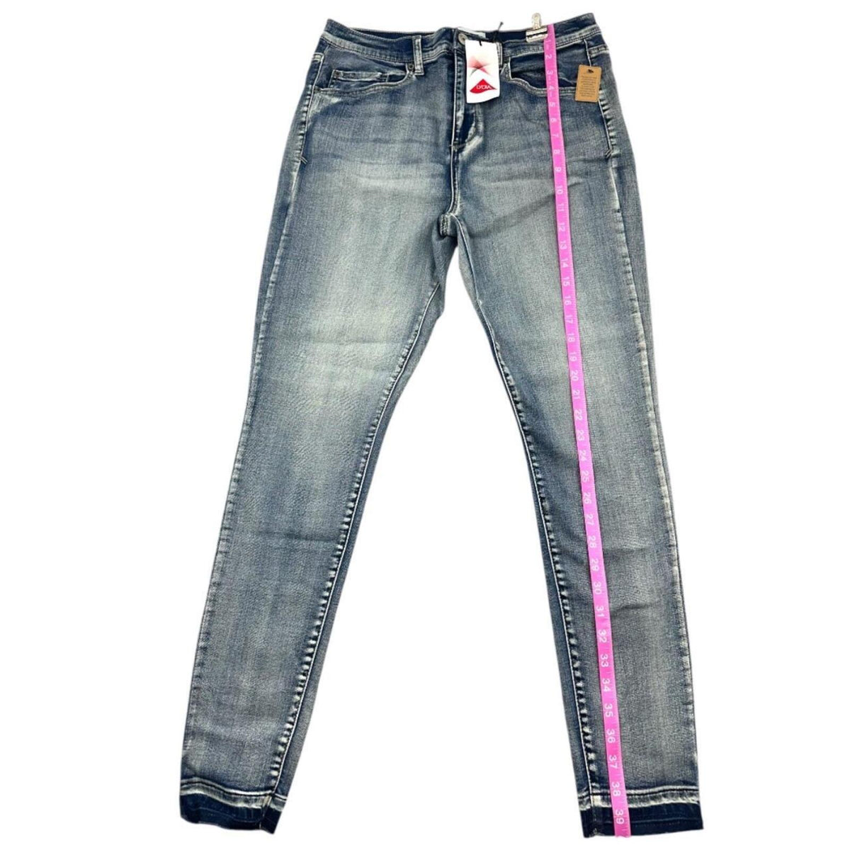 Mudd Clothing High Rise Stretch Skinny Jeans Blue Denim Y2K Boho