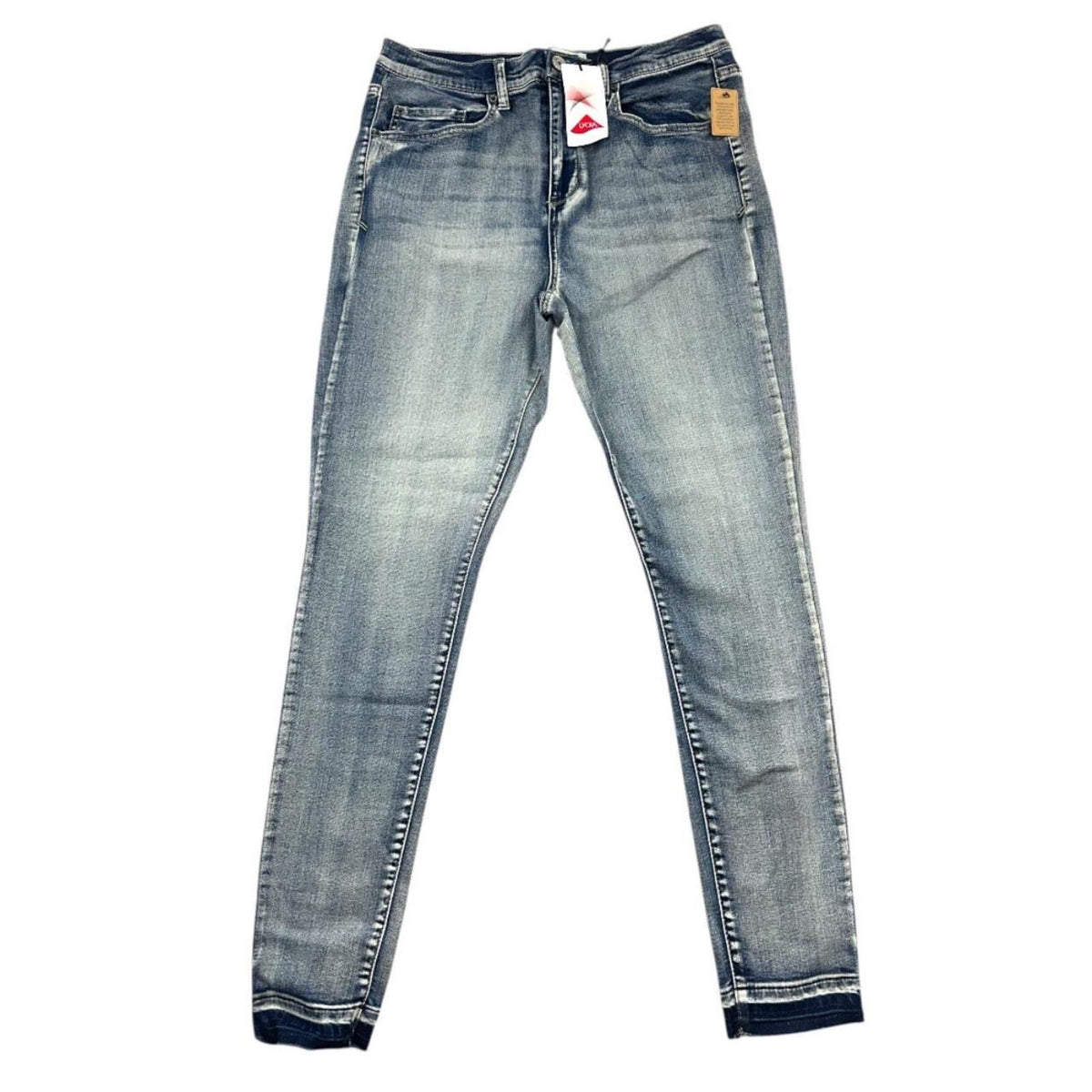 Mudd Clothing High Rise Stretch Skinny Jeans Blue Denim Y2K Boho