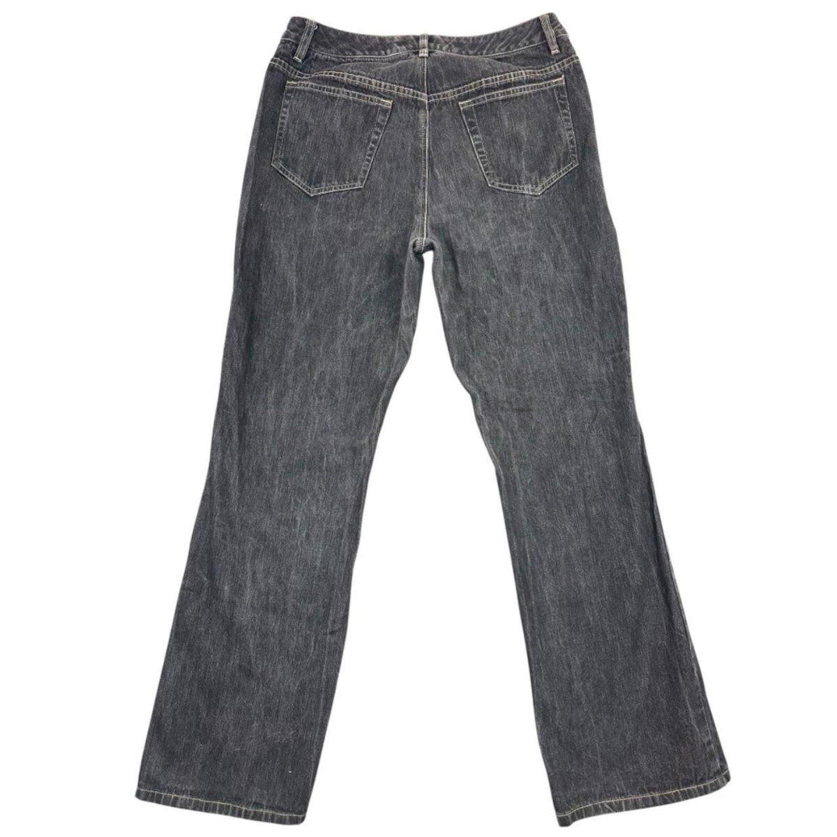 Liz Claiborne Black Dark Denim Bootcut Jeans Y2K Preppy Utility