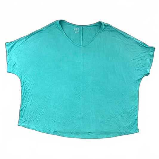24/7 by Maurice's Turquoise V Neck Tee