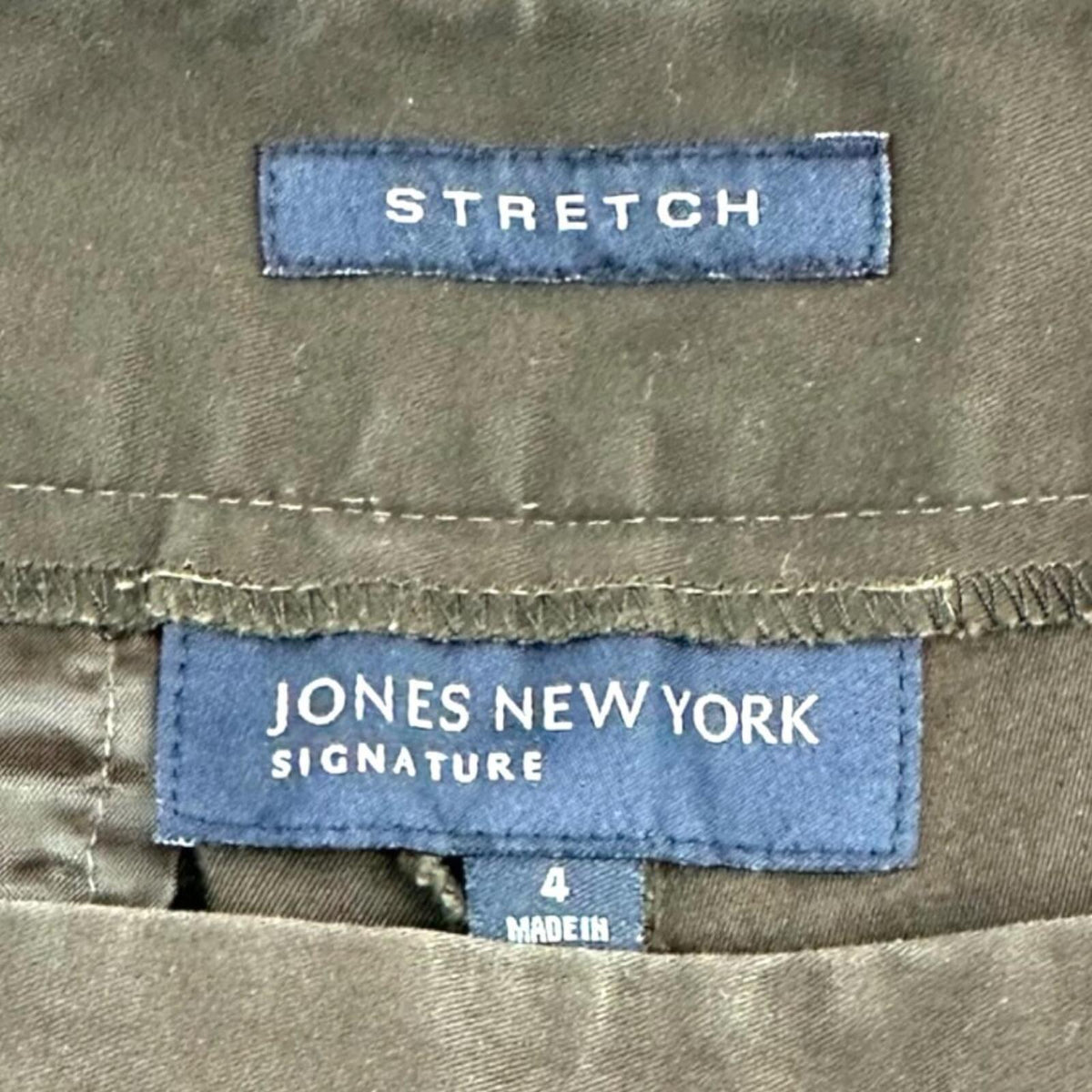Jones New York Brown Stretch Culotte Shorts Classic Minimalist Preppy