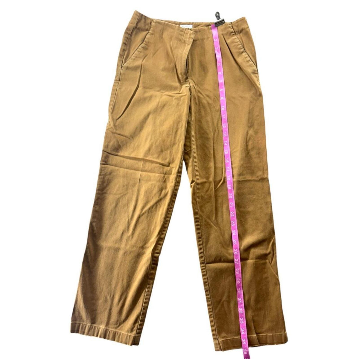 Liz Claiborne Michaela Tan Straight Leg Pants Casual Preppy