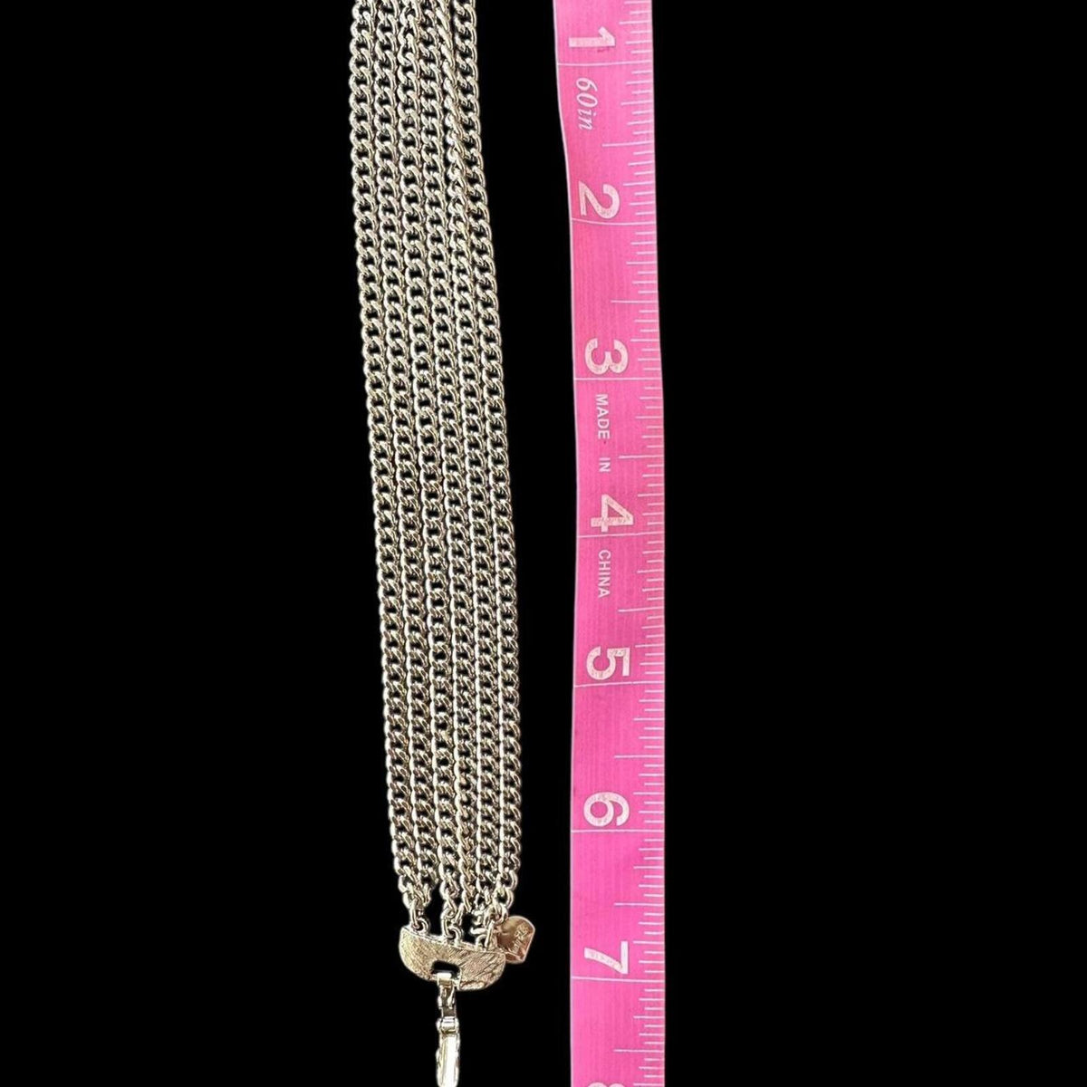 Judy Lee Vintage Silver Tone Multi Chain Bracelet