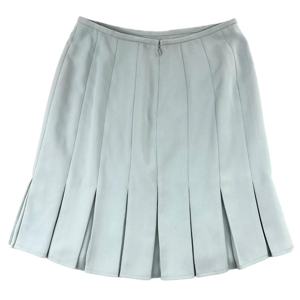 Votre Nom Light Blue Grey Pleated Mini Skirt Coquette Preppy Tenniscore